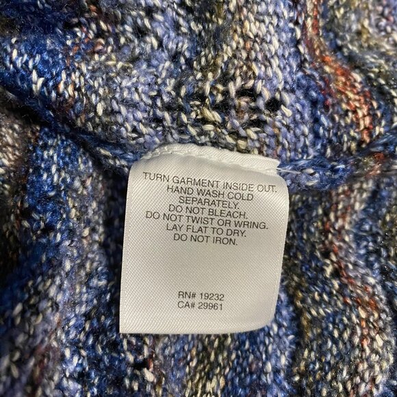 Alfred Dunner Cardigan Sweater PS Open Front 3/4 Sleeve Multicolor Striped Knit - Picture 4 of 8